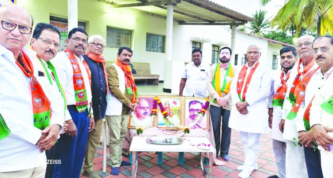 ಕಾಗವಾಡ ಬಿಜೆಪಿ ಮಂಡಲದ ವಿಕಸಿತ ಭಾರತ ಸಂಕಲ್ಪ ಸಭೆ.   