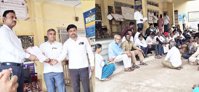 ವೈಜ್ಞಾನಿಕ ಕನಿಷ್ಠ ಕೂಲಿ ಜಾರಿಗಾಗಿ ಗ್ರಾಪಂ ನೌಕರರ ಆಗ್ರಹ 