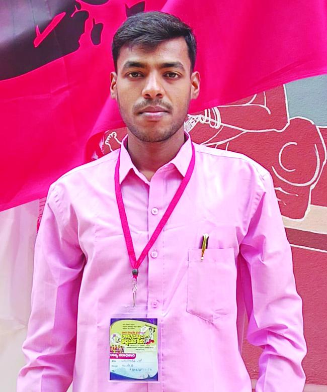 ಕೇರಳದಲ್ಲಿ ನಡೆಯುವ ಎಸ್‌ಎಫ್‌ಐ ರಾಷ್ಟ್ರೀಯ ಸಮ್ಮೇಳನಕ್ಕೆ ಹಾವೇರಿ ಜಿಲ್ಲಾಧ್ಯಕ್ಷ ಬಸವರಾಜ ಎಸ್ ಆಯ್ಕೆ