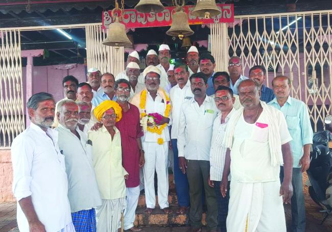 ಐತಿಹಾಸಿಕ ಮಲ್ಲಯ್ಯ ರಾವುತರಾಯ ದೇವಸ್ಥಾನದ ಯಾತ್ರಿ ನಿವಾಸ ಕಟ್ಟಡಕ್ಕೆ 5ಲಕ್ಷ ರೂ ದೇಣಿಗೆ 