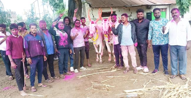 ಚಕ್ಕಡಿ ಗಾಡಿಯ ಸ್ಪರ್ಧೆಯಲಿ ಚಬ್ಯಾ-ಬೈಜಾ ಪ್ರಥಮ ಸ್ಥಾನ 