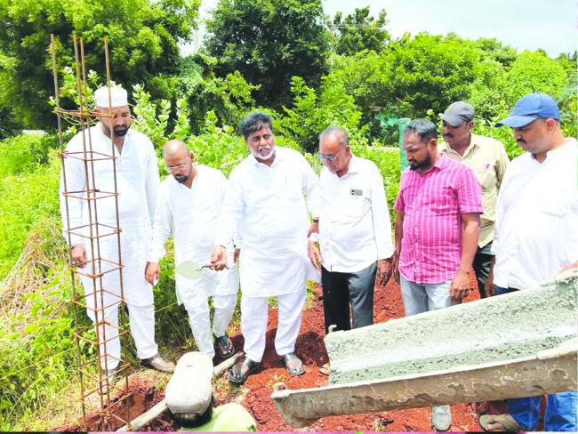 ಕಾಲೇರಿ ಕಪೌಂಡ್ ನಿರ್ಮಾಣ ಚಾಲನೆ 