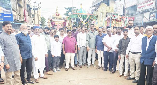 ಹಿಂದೂ-ಮುಸ್ಲಿಂರ ಭಾವೈಕ್ಯತೆ ಸಾರುವ ಮೊಹರಂ ಹಬ್ಬ ಆಚರಣೆ