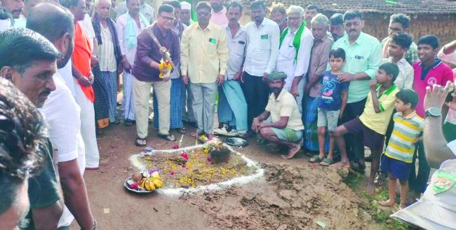 ಮಳೆಗೆ ಹಾನಿಯಾದ ಪ್ರದೇಶದಲ್ಲಿ ಅಭಿವೃದ್ಧಿಗೆ ಮಾನೆ ಚಾಲನೆ 