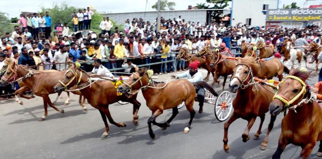 ಜಾತ್ರಾ ಮಹೋತ್ಸವದ ಅಂಗವಾಗಿ ಹಮ್ಮಿಕೊಂಡಿದ್ದ ಕುದುರೆ ಗಾಡಿ, ಸೈಕಲ್, ಸ್ಫರ್ಧೆಗಳು 