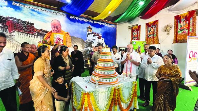 ದಲಾಯಿಲಾಮ ಅವರ 90ನೇ ಜನ್ಮದಿನ ಆಚರಣೆ 