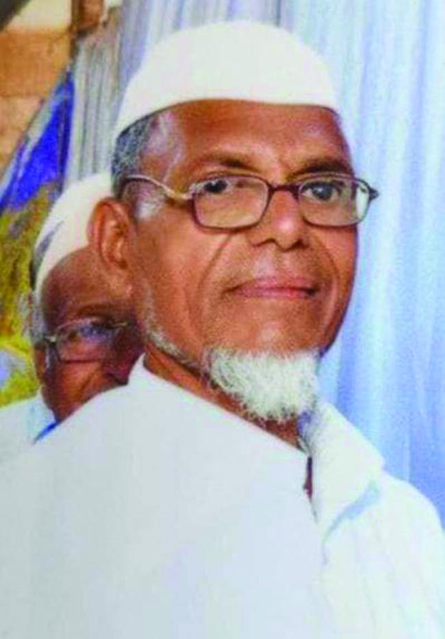 ಮಕ್ತುಮಸಾಬ ಪಕ್ರುಸಾಬ ಬಾಗವಾನ ನಿಧನ 