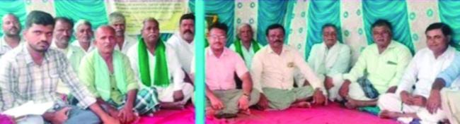ಭೂಸ್ವಾಧೀನ ಪರಿಹಾರಕ್ಕೆ ರೈತರ ಉಪವಾಸ ಧರಣಿ