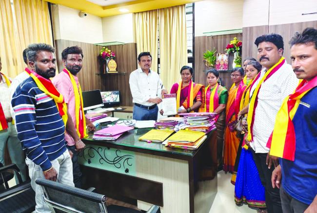 ವಿವಿಧ ಬೇಡಿಕೆಗಳನ್ನು ಈಡೇರಿಸಲು ಜಯ ಕರ್ನಾಟಕ ರಕ್ಷಣಾ ಸೇನೆ ಆಗ್ರಹ 