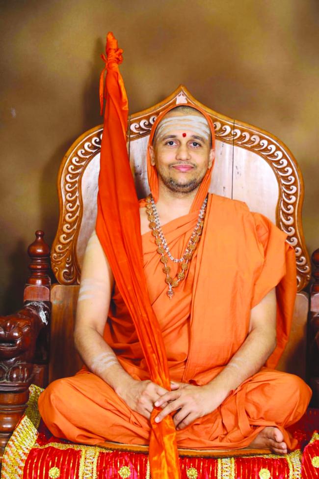 ಶೃಂಗೇರಿ ಮಠದ ಪೀಠಾಧಿಪತಿ ಜಗದ್ಗುರು ಶ್ರೀ ವಿದ್ಯಾವಿಶ್ವೇಶ್ವರ ಭಾರತಿ ಸ್ವಾಮೀಜಿ ಚಾತುರ್ಮಾಸ್ಯ