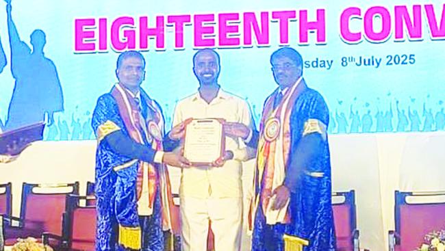 ಪತ್ರಿಕೋದ್ಯಮದಲ್ಲಿ ಶಿವಾನಂದಗೆ ರಾ​‍್ಯಂಕ್ 