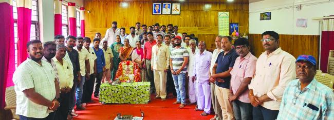 ಶಿವ ಶರಣ ಹಡಪದ ಅಪ್ಪಣ್ಣನವರ 891 ನೇ ಜಯಂತಿ ಆಚರಣೆ