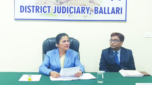 ರಾಷ್ಟ್ರೀಯ ಲೋಕ್ ಅದಾಲತ್ ಮೂಲಕ ವಿವಿಧ ಪ್ರಕಣಗಳ ಸಂಧಾನ: ನ್ಯಾಯಾಧೀಶೆ ಕೆ.ಜಿ ಶಾಂತಿ  