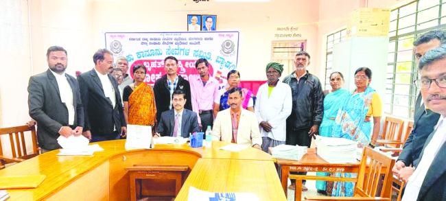 ಲೋಕ ಅದಾಲತ್‌: ರಾಜಿ, ಸಂದಾನಗಳ ಮೂಲಕ ಪ್ರಕಣಗಳು ಇತ್ಯರ್ಥ