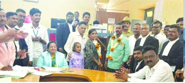 ಲೋಕ್‌ಅದಾಲತ್ನಲ್ಲಿ ಒಂದಾದ ಜೋಡಿ  