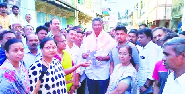 ಸಚಿವರಿಂದ ಸಿ ಸಿ ರಸ್ತೆ ಕಾಮಗಾರಿಗೆ ಚಾಲನೆ 