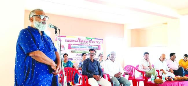 ಜೈನ ಧರ್ಮದ ಬಡವರಿಗೆ ಆರ್ಥಿಕ ಸಹಾಯ ನೀಡುವುದೇ ವರ್ಧಮಾನ ಪರಿವಾರದ ಉದ್ದೇಶೆ: ಅಶೋಕ ಜೈನ 