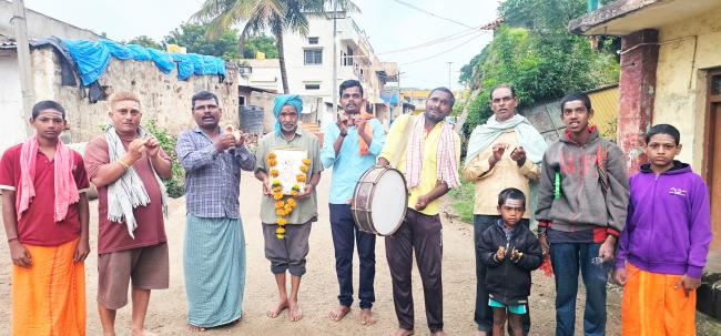 ಶ್ರಾವಣ ಮಾಸದ ನಿಮಿತ್ಯ ಒಂದು ತಿಂಗಳ ಭಜನೆ ಪ್ರಾರಂಭ 