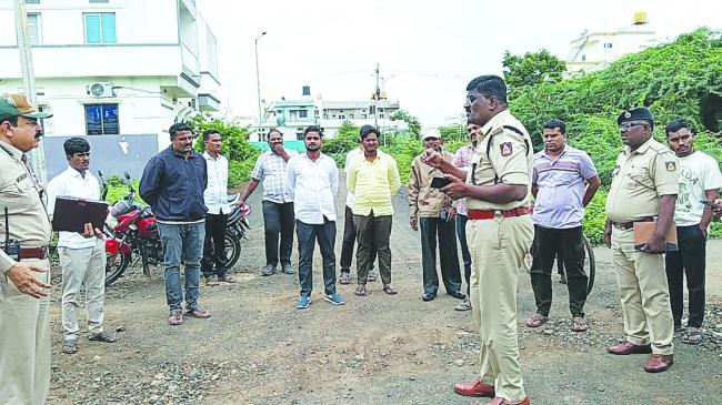 ತಾಳಿಕೋಟಿ ಪಟ್ಟಣದಲ್ಲಿ ಚಡ್ಡಿ ಗ್ಯಾಂಗ್ ಕಳ್ಳರ ಹಾವಳಿ ಸ್ಥಳಕ್ಕೆ ಅಡಿಷನಲ್ ಎಸ್ಪಿ ರಾಮನಗೌಡ ಹಟ್ಟಿ ಭೇಟಿ  