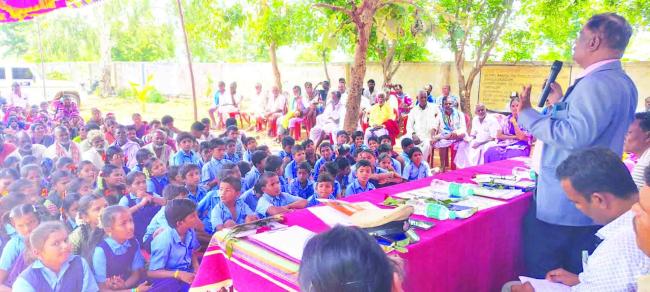 ಇಂದ್ರಾನಗರ ಸರ್ಕಾರಿ ಹಿರಿಯ ಪ್ರಾಥಮಿಕ ಶಾಲೆಯಲ್ಲಿ ಮಕ್ಕಳ ಕಾನೂನುಗಳ ಜಾಗೃತಿ 