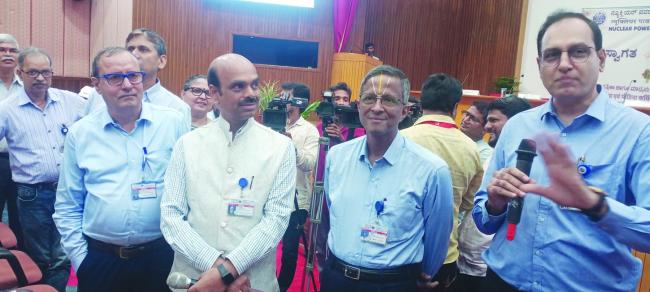 ಕೈಗಾ ಅಣುಸ್ಥಾವರ 5 ಮತ್ತು 6 ನೇ ಘಟಕಗಳ ಉತ್ಖನನ  ನೆಲ ಹಂತದ ಕಾಂಕ್ರೀಟೀಕರಣ ಪೂರ್ಣ: ವಿನೋದ್ ಕುಮಾರ್ 