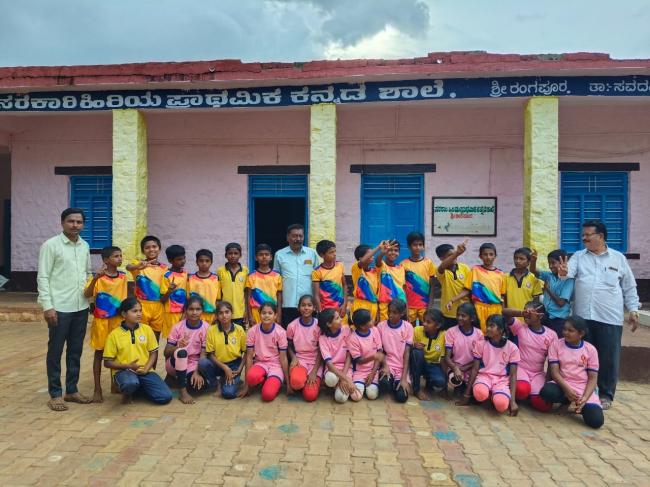 ಥ್ರೋಬಾಲ್ ತಂಡ : ತಾಲೂಕ ಮಟ್ಟಕ್ಕೆ ಆಯ್ಕೆ  