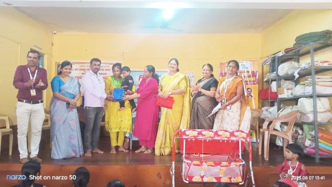 ಜಾಗತಿಕ ಸ್ತನ್ಯಪಾನ ಸಪ್ತಾಹ ಅಂಗವಾಗಿ ಆರೋಗ್ಯವಂತ ಶಿಶು ಪ್ರದರ್ಶನ ಮತ್ತು ತಪಾಸಣೆ 