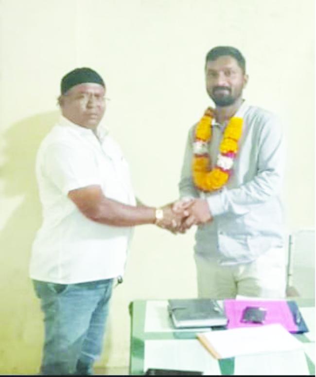 ಸಹಾಯಕ ಕಾರ್ಯನಿರ್ವಾಹಕ ಅಭಿಯಂತ ವೀರೇಶ್ ಗೆ ಸನ್ಮಾನ  