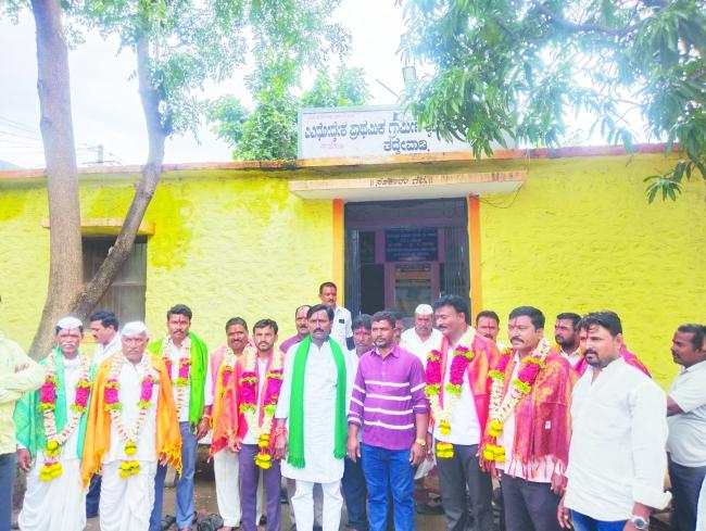 ತದ್ದೇವಾಡಿ ವಿ ಎಸ್ ಎಸ್ ಸಂಘಕ್ಕೆ ಅಧ್ಯಕ್ಷ ಹಾಗೂ ಉಪಾಧ್ಯಕ್ಷರ ಅವಿರೋಧ ಆಯ್ಕೆ 