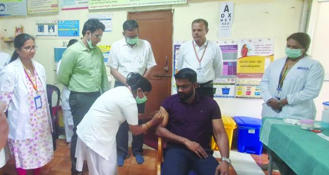 ವಯಸ್ಕರ ಬಿಸಿಜಿ ಲಸಿಕೆಯಿಂದ ಕ್ಷಯ ಸೋಂಕು ಪ್ರಮಾಣ ಕಡಿಮೆ: ಜಿ.ಪಂ. ಸಿಇಓ 