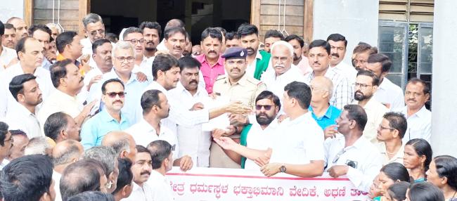 ಅಪಪ್ರಚಾರ ಮಾಡುತ್ತಿರುವವರ ವಿರುದ್ಧ ಕಾನೂನು ಕ್ರಮ ಜರುಗಿಸಿ: ಚಿದಾನಂದ ಸವದಿ 