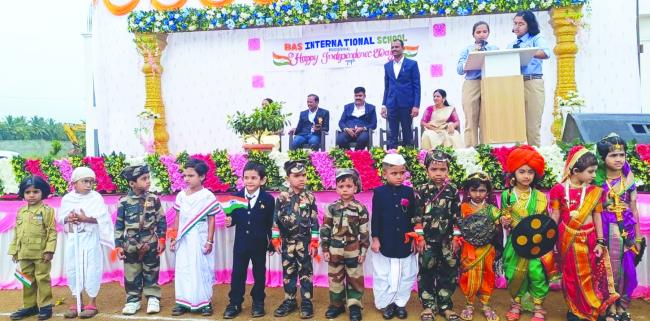 ಬಿಎಎಸ್ ಇಂಟರ್ ನ್ಯಾಶನಲ್ ಸ್ಕೂಲ್‌ನಲ್ಲಿ ಸಂಭ್ರಮದ ಸ್ವಾತಂತ್ರ್ಯೋತ್ಸವ 