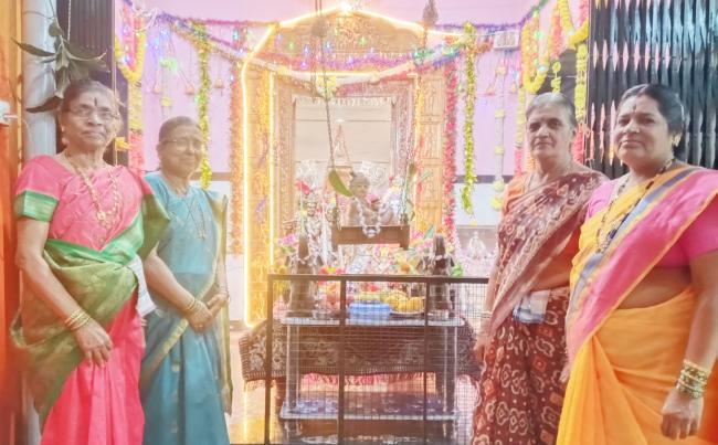 ರಾಮ ಮಂದಿರದಲ್ಲಿ ವಿಜ್ರಂಭಣೆಯಿಂದ ಆಚರಿಸಿದ ಕೃಷ್ಣಾಷ್ಠಮಿ 