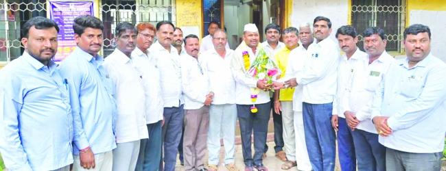 ಸ್ಥಾಯಿ ಸಮಿತಿ ಅಧ್ಯಕ್ಷ ದತ್ತಾ ವಾಸ್ಟರಗೆ ಸತ್ಕಾರ 