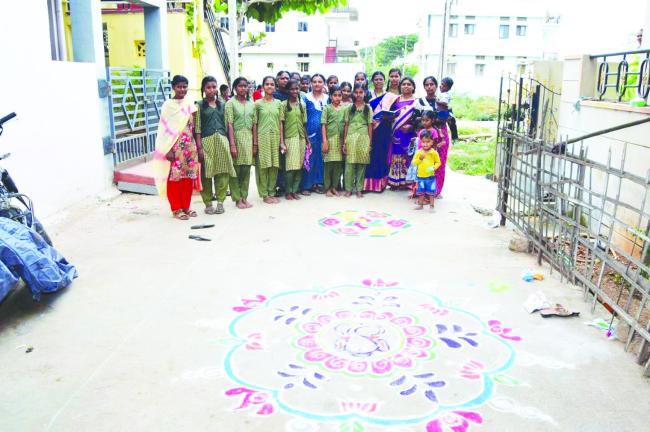 ಗೌರಿ ಗಣೇಶ ಹಬ್ಬದ ಪ್ರಯುಕ್ತ  ರಂಗೋಲಿ ಸ್ಪರ್ಧೆ  