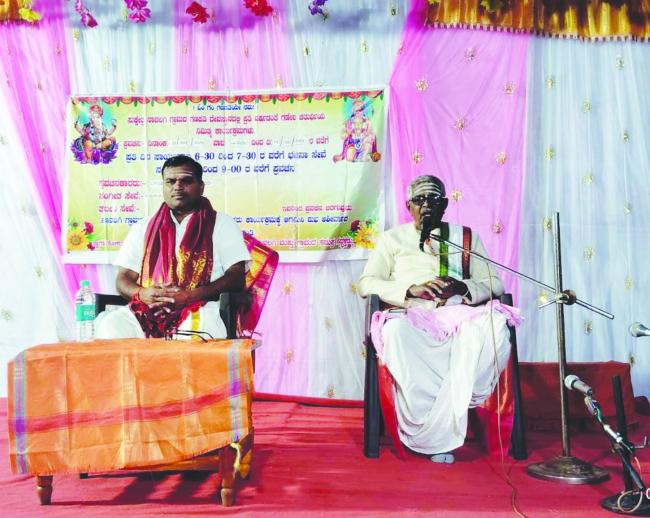 ಆಸೆ ಮನುಷ್ಯನನ್ನು ನಾಶ ಮಾಡುವುದು : ಶ್ರೀಶೈಲಯ್ಯ ಸ್ವಾಮೀಜಿ  