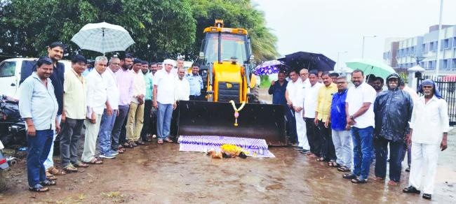    ನೂತನ ಕೇಂದ್ರೀಯ ವಿದ್ಯಾಲಯಕ್ಕೆ  ರಸ್ತೆ ಕಾಮಗಾರಿಗೆ  