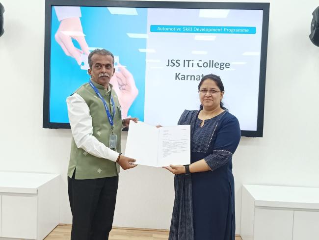 ಬಾಷ್ ಟ್ರೈನಿಂಗ್‌ಗಾಗಿ ಜೆ.ಎಸ್‌.ಎಸ್ ಐ.ಟಿ.ಐಗಳು ಆಯ್ಕೆ 