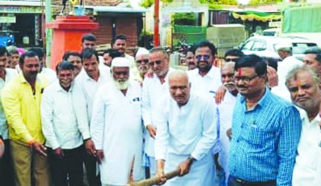 ಜಲಜೀವನ್ ಮಿಷನ್ ಯೋಜನೆ ಕಾಮಗಾರಿಗೆ ಶಾಸಕ ಕಾಗೆ ಚಾಲನೆ 