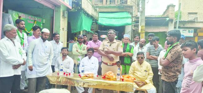 ಪೈಗಂಬರರು ಹಾಕಿಕೊಟ್ಟ ಮಾರ್ಗದಲ್ಲಿ ನಡಿಯೋಣ: ಪಿಎಸ್‌ಐ ಭಂಗಿ