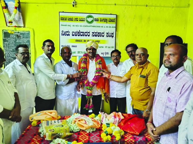 ನೀರು ಬಳಕೆದಾರರ ಸಂಘದ ಅಧ್ಯಕ್ಷರಾಗಿ ಕೆ.ಎಸ್‌.ದೊಡ್ಡಬಸಪ್ಪ ಆಯ್ಕೆ 