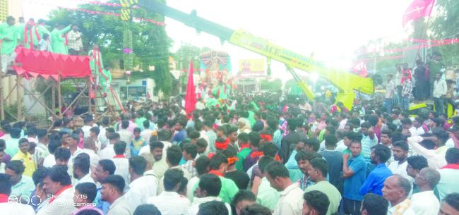 ಸಂಭ್ರಮದ ಹಿಂದೂ ಮಹಾಗಣಪತಿ ಶೋಭಾಯಾತ್ರೆ  