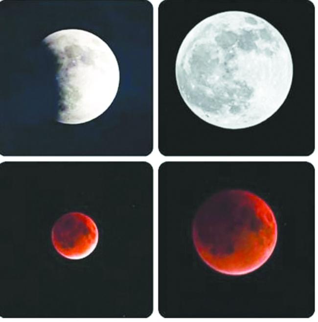 ಮಲ್ಲಿಗೆ ನಾಡಿನಲ್ಲಿ ಅಪರೂಪದ ‘ರಕ್ತ ಸಿಕ್ತ ಚಂದ್ರ ಗ್ರಹಣ ಗೋಚರ 