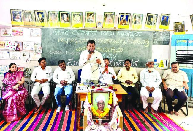 ಮಕ್ಕಳ ಭವಿಷ್ಯ ಉಜ್ವಲ ಗೊಳ್ಳಲು ಶಿಕ್ಷಕರ ಪರಿಶ್ರಮ ಅಗತ್ಯ-ಪಟೇಲ 