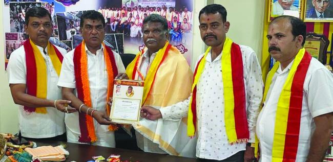 ತಾಲ್ಲೂಕ ಅಧ್ಯಕ್ಷರಾಗಿ ಬಸವರಾಜ್ ಪಡುಕೋಟೆ ನೇಮಕ  