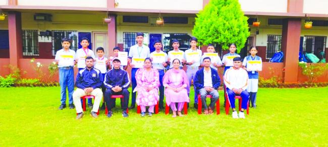 ತಾಲೂಕು ಮಟ್ಟದ ಸ್ಪರ್ಧೆಯಲ್ಲಿ ದೇವೇಂದ್ರ ಜಿನಗೌಡ ಶಾಲೆ ಯಶಸ್ಸು 