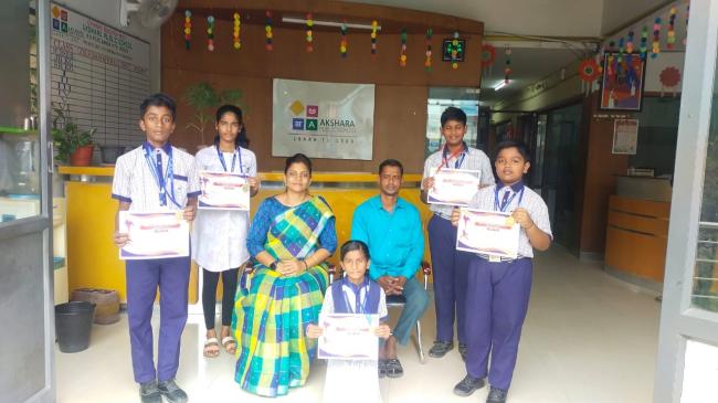 ಕರಾಟೆ ಸ್ಪರ್ಧೆಯಲ್ಲಿ  ಅಕ್ಷರ ಪಬ್ಲಿಕ್ ಶಾಲೆ  ವಿದ್ಯಾರ್ಥಿಗಳು ಅಮೋಘ ಸಾಧನೆ 