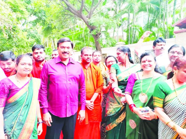 ಶ್ರೀ ಲಿಂ.ಹಾನಗಲ್ಲ ಕುಮಾರೇಶ್ವರ 158 ನೇ ಜಯಂತಿ ಮಹೋತ್ಸವ:  ಸದ್ಭಾವನಾ ಪಾದಯಾತ್ರೆಯಲ್ಲಿ  ಶಾಸಕ ಜನಾರ್ಧನ ರೆಡ್ಡಿ ಭಾಗಿ