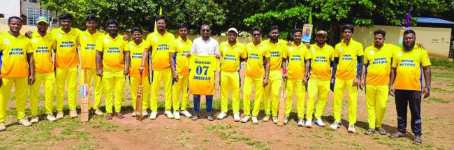 ಕ್ರಿಕೆಟ್ ಪಂದ್ಯಾವಳಿ   ಕ್ರೀಡಾಪಟು ಉತ್ತಮ ಆಟ ಪ್ರದರ್ಶನ  