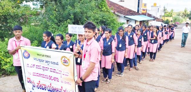 ವಿದ್ಯಾರ್ಥಿಗಳಿಂದ ಸ್ವಚ್ಛತಾ ಅಭಿಯಾನ  